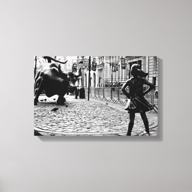 The Fearless Girl Canvas Print (Front)