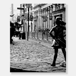 The Fearless Girl Foam Board