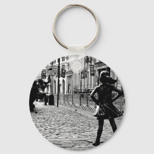 The Fearless Girl Keychain