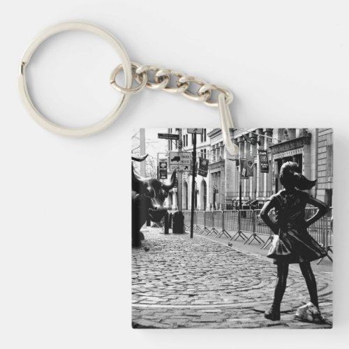 The Fearless Girl Keychain