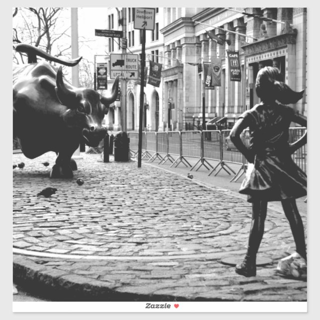 The Fearless Girl Sticker (Sheet)