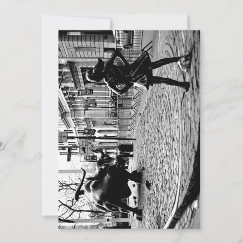 The Fearless Girl Thank You Card