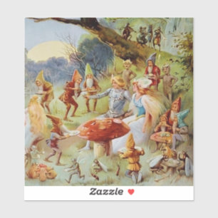 “The Feast” Fairy Art By E S Hardy Sticker