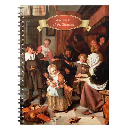 The Feast of StNicholas Fine Art Gift Notebook