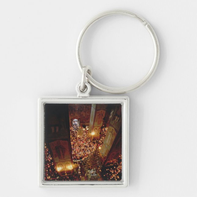 The Feast of the Assumption of the Virgin Keychain (Front)
