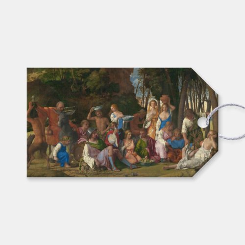 The Feast of the Gods by Giovanni Bellini Gift Tags