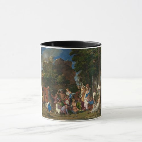 The Feast of the Gods by Giovanni Bellini Mug