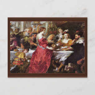 The Feast Of The Herododes By Rubens Peter Paul Postcard