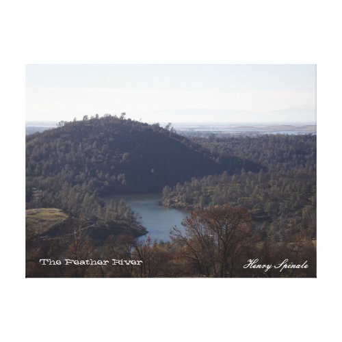 The Feather River Photography on canvas 