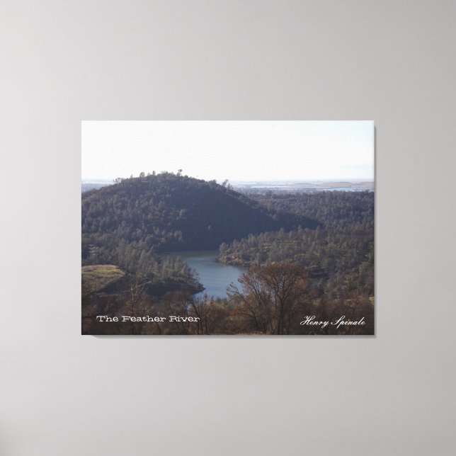 The Feather River Photography on canvas  Print (Front)