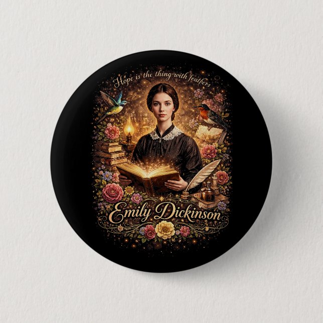 The Feathered Hope Button (Front)