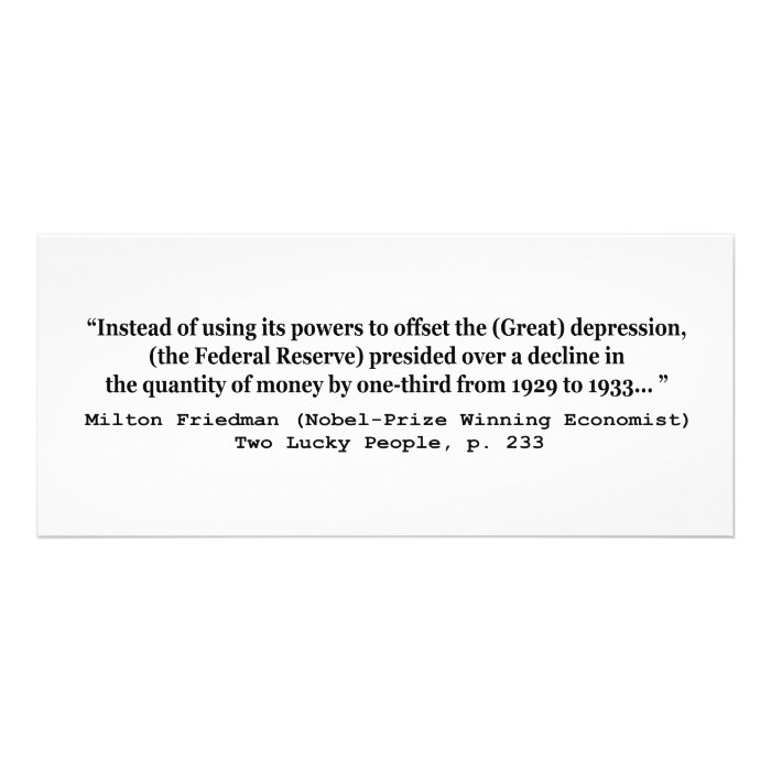 The Federal Reserve & The Great Depression Custom Invite