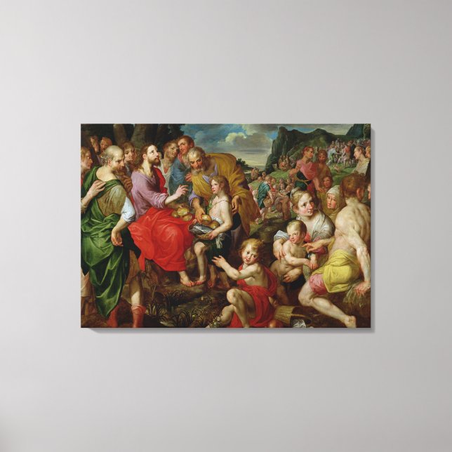 The Feeding of the Five Thousand Canvas Print (Front)