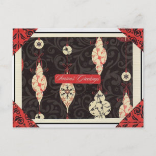 The Feel of Christmas Holiday Postcard