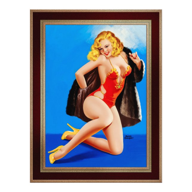 The Feel Of Mink by Peter Driben Photo Print (Front)