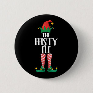 The Feisty Elf Family Matching Group Christmas Gif Button