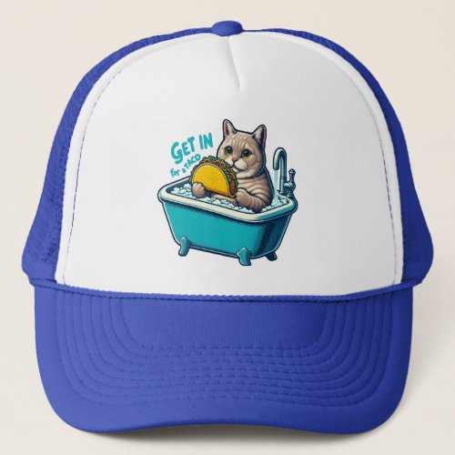 The Feline Taco Soak Trucker Hat