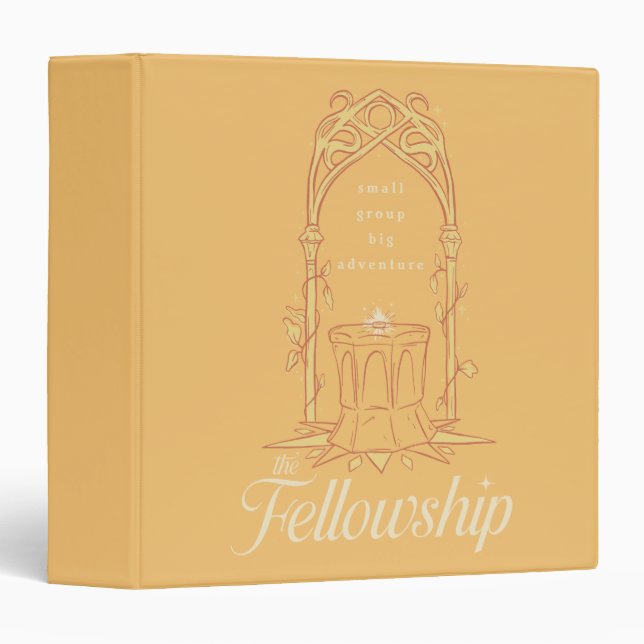 The Fellowship - Small Group, Big Adventure 3 Ring Binder (Front/Spine)