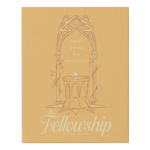 The Fellowship - Small Group, Big Adventure Faux Canvas Print
