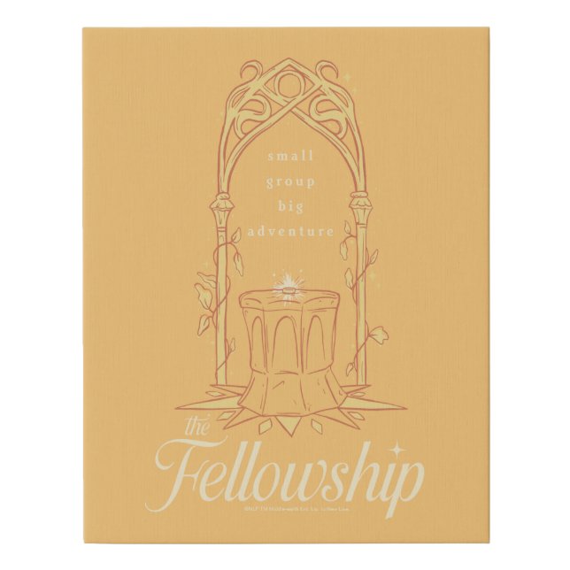 The Fellowship - Small Group, Big Adventure Faux Canvas Print (Front)