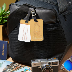 The Fellowship - Small Group, Big Adventure Luggage Tag