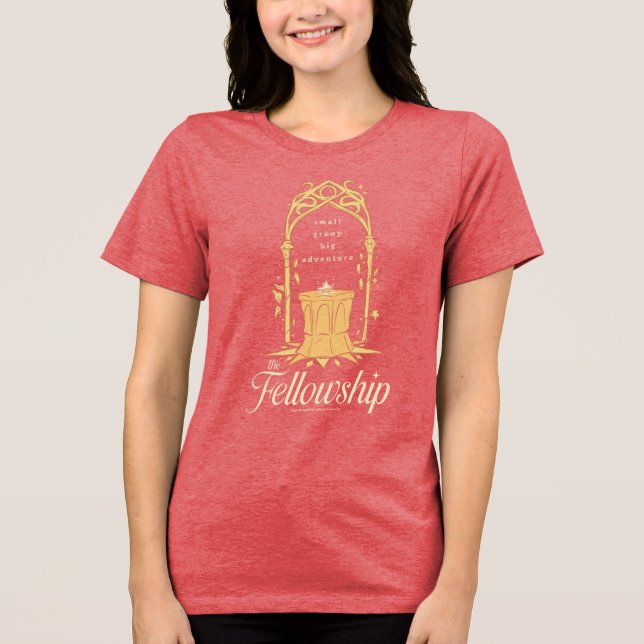 The Fellowship - Small Group, Big Adventure Tri-Blend Shirt (Front)