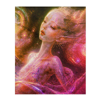 The Female Extraterrestrial In a Dream State Acrylic Print