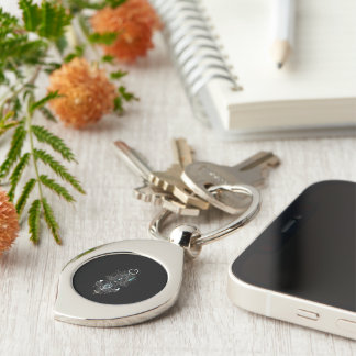 The Fennec Oracle of Sacred Geometry Keychain