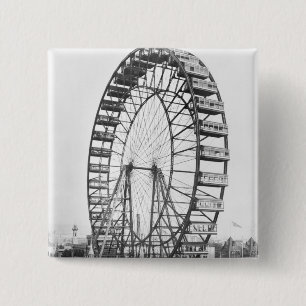 The ferris wheel at the World's Columbian Button