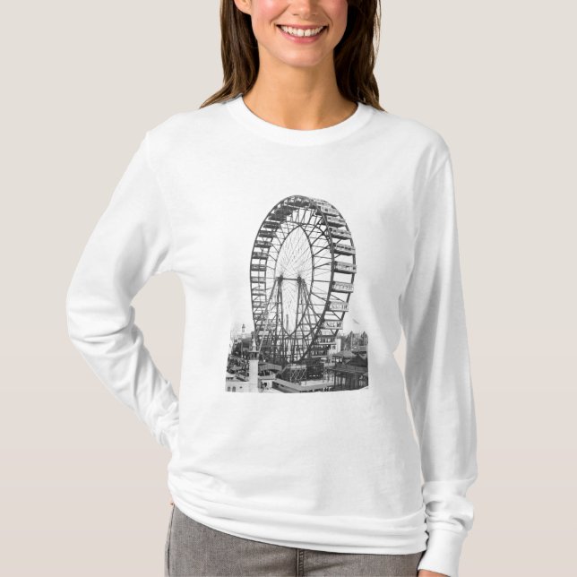 The ferris wheel at the World's Columbian T-Shirt (Front)