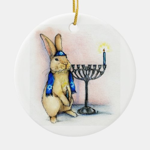 The Festival of Lights Ceramic Ornament