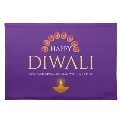 The Festival of Lights Diwali Hindu Cloth Placemat