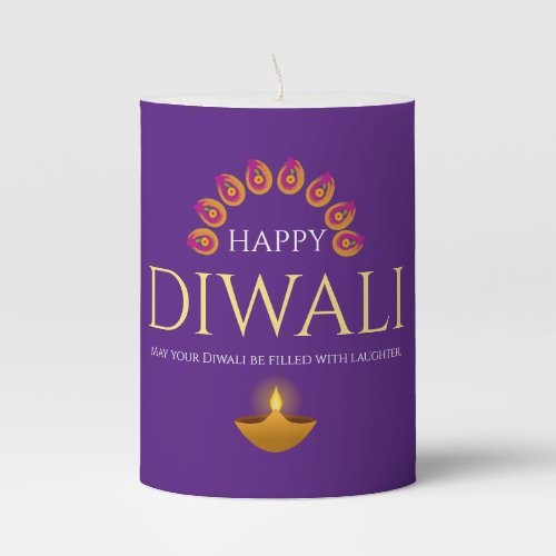The Festival of Lights Diwali Hindu Pillar Candle