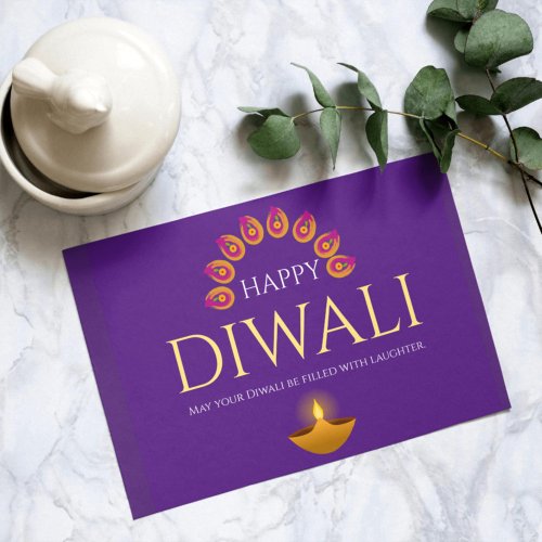 The Festival of Lights Diwali Hindu Postcard