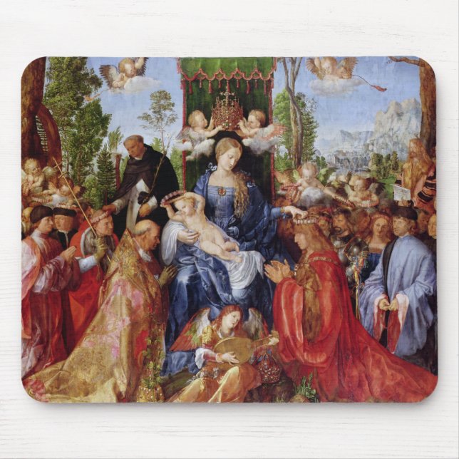 The Festival of the Rosary, 1506 Mouse Pad (Front)