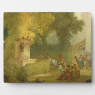The Fete at Saint-Cloud, detail of the Puppet Show Plaque