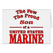 The Few The Proud Son Of A United States Marine (Front Horizontal)