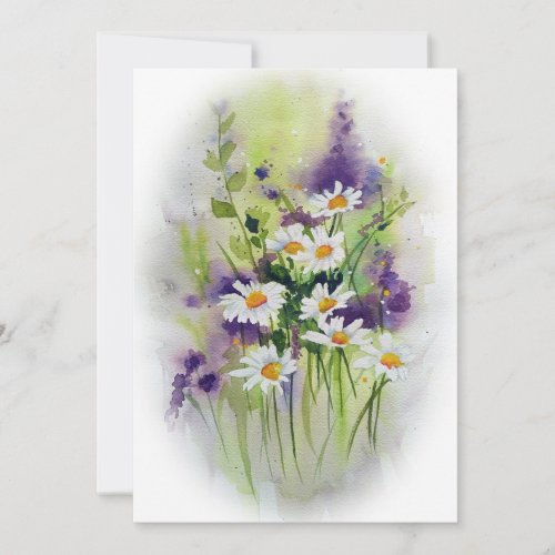 The Field Bouquet Thank You Card