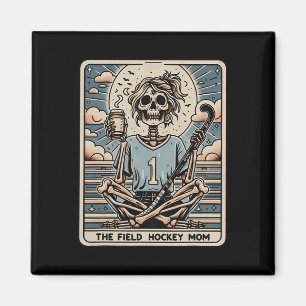 The Field Hockey Mom Tarrot Card  Magnet
