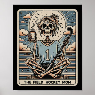 The Field Hockey Mom Tarrot Card Poster