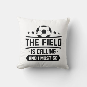 The Field Is Calling And I Must Go Throw Pillow