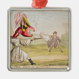 The Field of Battersea, 1829 Metal Ornament