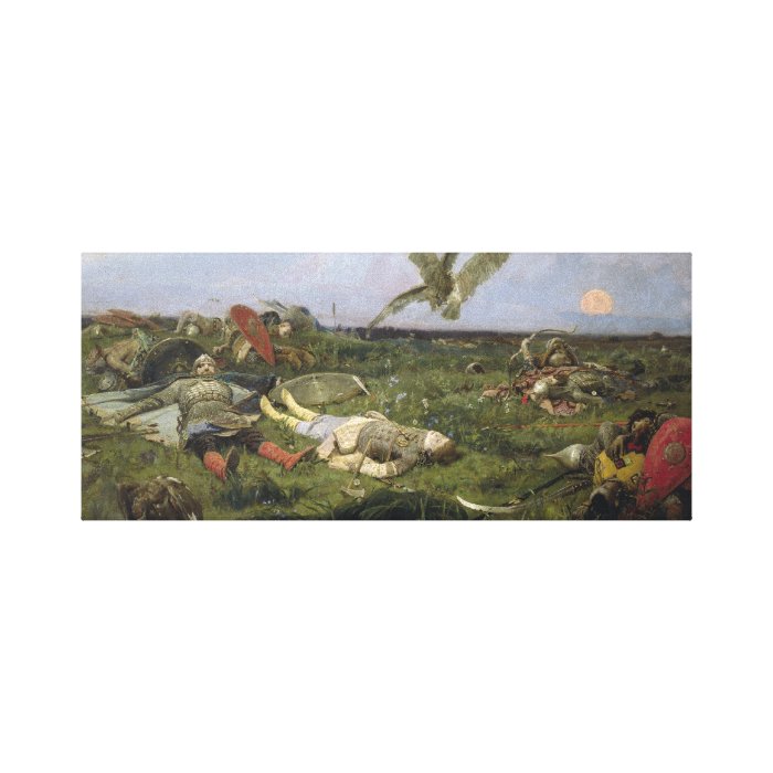 The Field Of Igor Svyatoslavich's Battle Gallery Wrap Canvas