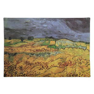The Fields by Vincent van Gogh Cloth Placemat