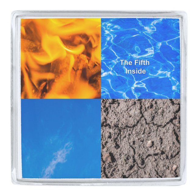 The Fifth Inside Silver Finish Lapel Pin (Front)