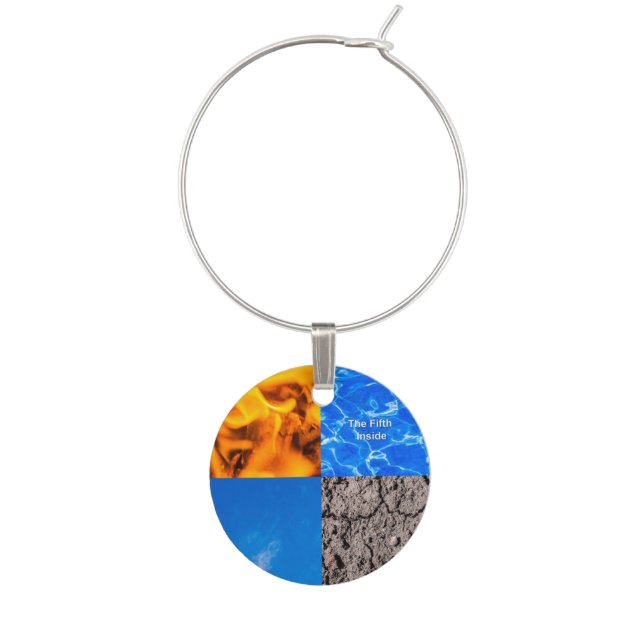 The Fifth Inside Wine Glass Charm (Fourth Charm)