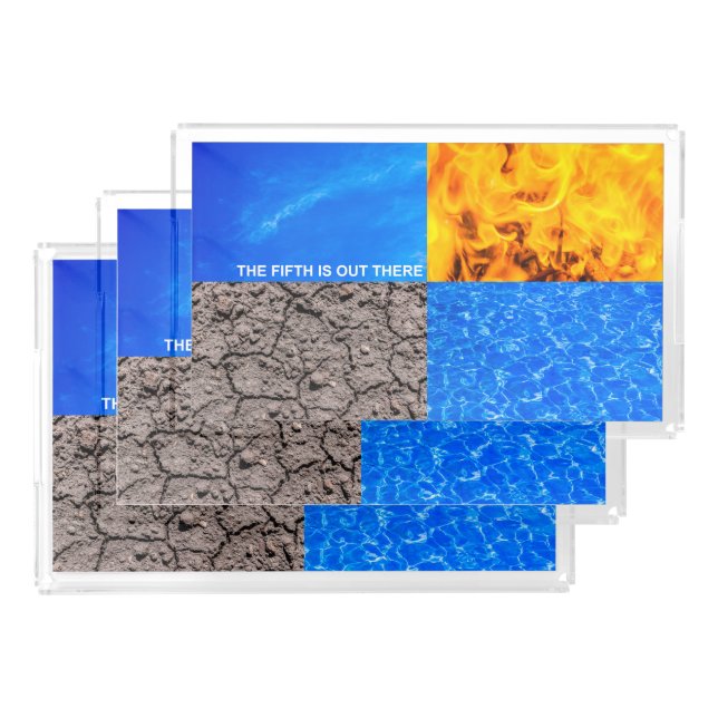 The Fifth Is Out There Acrylic Tray (Set)