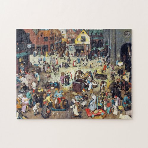 The Fight Between Carnival and Lent Bruegel Jigsaw Puzzle
