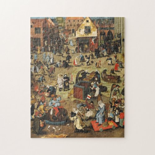 The Fight Between Carnival and Lent Pieter Bruegel Jigsaw Puzzle