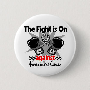 The Fight is On Against Neuroendocrine Cancer Button